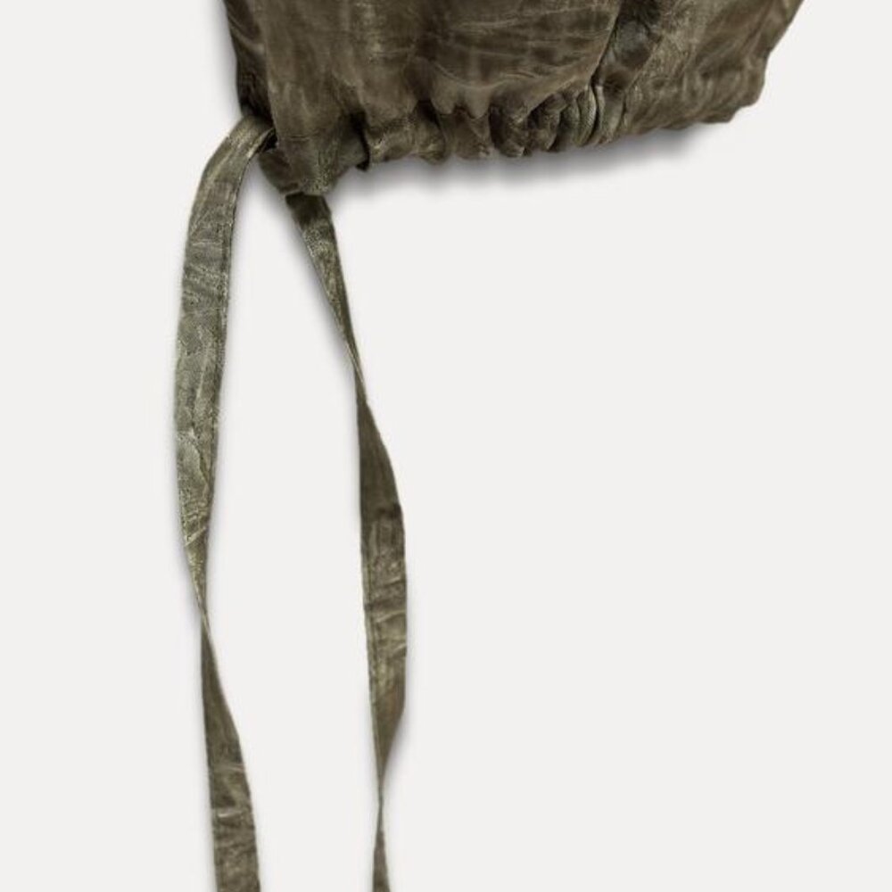 Zara ZW COLLECTION TIED JACQUARD PANTS - Picture 7 of 7